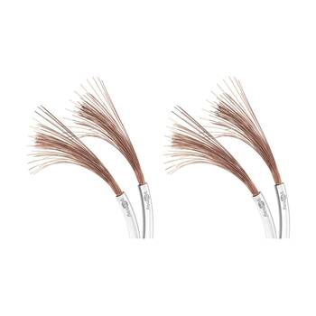 2PK Goobay Speaker Cable 2 x 0.75 Sq mmCCA 100M Home Audio Wiring - White
