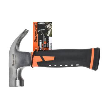 Supercraft Stubby Claw Hammer Carpentry Tool W/ Fibreglass Handle 280g