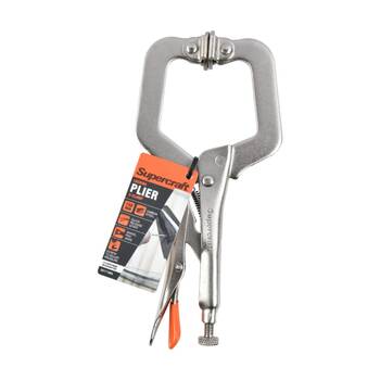 Supercraft Plier Multigrip Chrome Vanadium Steel Soft Handles 300mm