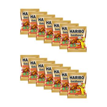 14PK Haribo Goldbears 150g Party Favours Candy/Lollies/Gummies
