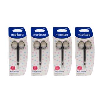 4PK Manicare Nail Scissors For Baby Toddler Grooming Stainless Steel