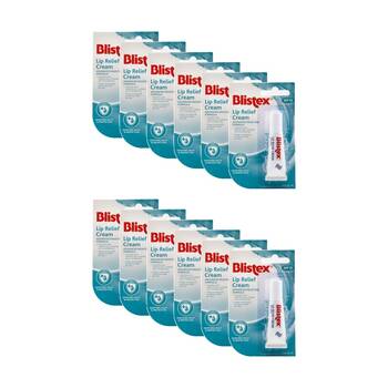 12PK Blistex Lip Relief Cream Advanced Moisture SPF15 Care Soothes & Relieves 6g