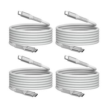 4PK VERBATIM USB-C-to-USB-C 100W Device Charger Cable Cord 120cm Grey