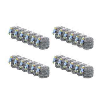 24x 4pc Fresh Start Mesh Cleaning Scourers Scrubbers Stainless Steel