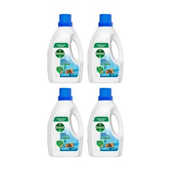 4PK Dettol Homes With Pets Laundry Sanitiser Fresh Breeze Fragrance 1.5L