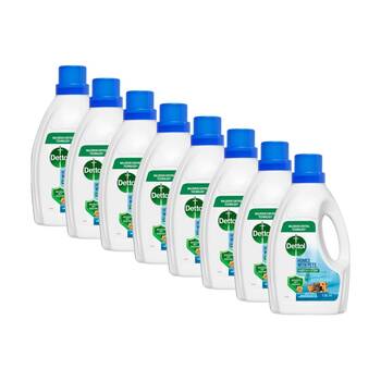8PK Dettol Homes With Pets Laundry Sanitiser Fresh Breeze Fragrance 1.5L