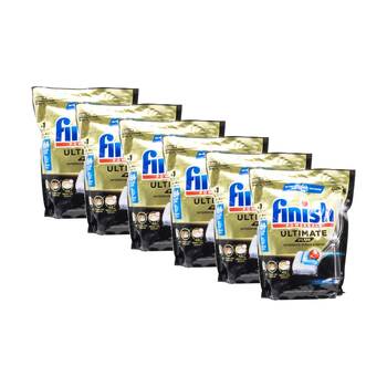 6x 64pc Finish Powerball Ultimate Plus Clean & Shine Dishwasher Tabs Baking Soda