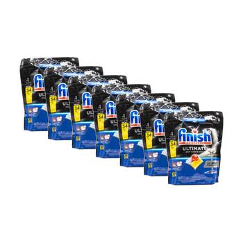 7x 34pc Finish Powerball Ultimate Deep Clean & Shine Dishwasher Tablets Lemon