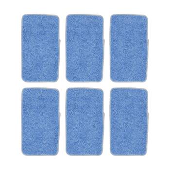 6PK Duop Floors Glass Windows Mirrors Reusable Microfibre Cleaning Pad Medium