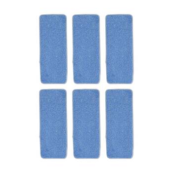 6PK Duop Floors Glass Windows Mirrors Reusable Microfibre Cleaning Pad Large