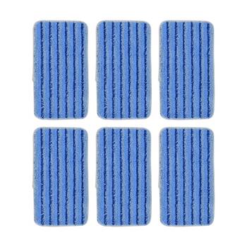 6PK Duop Floors Glass Windows Mirrors Reusable Microfibre Scouring Pad Medium