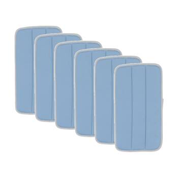 6PK Duop Smooth Surface Glass Windows Mirrors Microfibre Cleaning Pad Medium