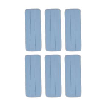 6PK Duop Smooth Surface Glass Windows Mirrors Microfibre Cleaning Pad Large