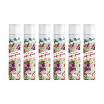 6PK Batiste Dry Shampoo Wildflower Carefree Blooms Scent Hair Care 200mL