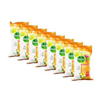 8x 110pc Dettol Multipurpose Antibacterial Wipes Fragrance Fusion Tropical Burst