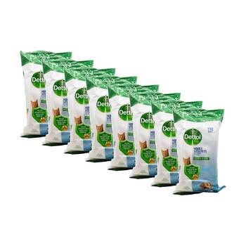 8x 110pc Dettol Homes W/ Pets Multipurpose Disinfectant Wipes Fresh Breeze