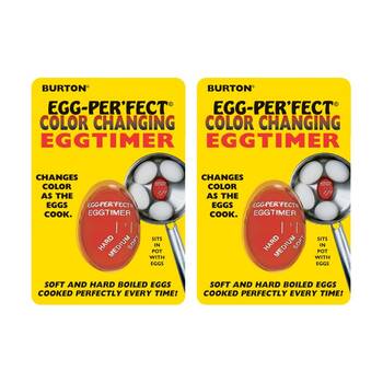 2PK Burton Cooking Tools Egg-Per'fect Colour Changing Heat Sensitive Egg Timer