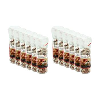 12PK Medallion Chilli & Garlic Flavoured Twist Grinder Cooking Condiment 65g