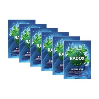 6PK Radox Mineral Therapy Muscle Soak Bath Salts 400g Herbal Blended W/ Thyme