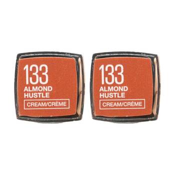 2PK Maybelline Cream Creme Colour Sensational Lipstick 4.2g Almond Hustle 133