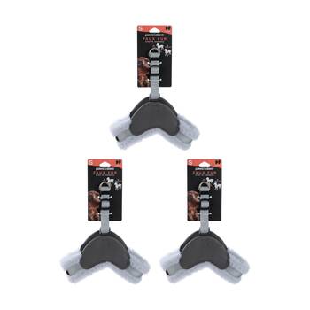 3x Paws And Claws Faux Fur Leather Pet Dog Harness Small 30-42cm Assorted