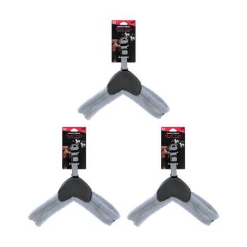 3x Paws And Claws Faux Fur Leather Pet Dog Harness Medium 30-42cm Assorted