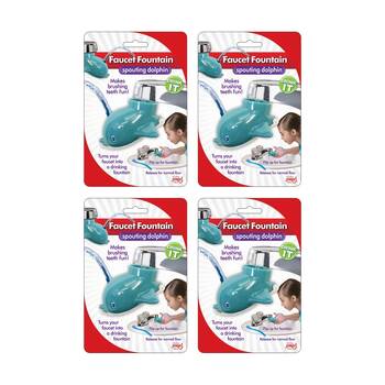 4PK Jokari Dolphin Faucet Fountain Fun Kids Water Tap Attachment