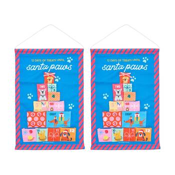 2PK Annabel Trends 12-Day Christmas Advent Calendar For Dogs 39x58.5cm