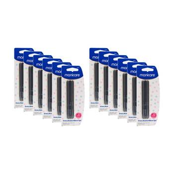 12x 3pc Manicare Emery Boards 100mm Dual Grade Fine/Extra-Fine Nail File