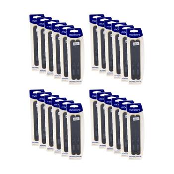 24x 2pc Manicare Nail Shapers Fine Extra Professional Quality Product 175mm