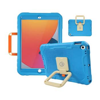 3sixT Kids Safe Case - iPad 10.2 Gen 7/8/9 Rugged Drop Protection Blue