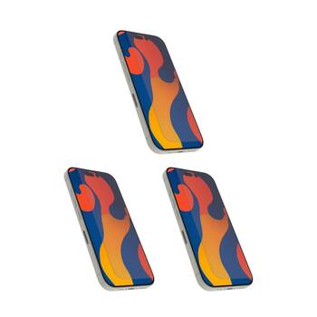 3PK 3sixT PrismShield Classic - iPhone 2024 Pro Tempered Glass Clear