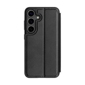 3sixT SlimFolio - Samsung GS25 (RC)(MS) Leather Wallet Cover Black
