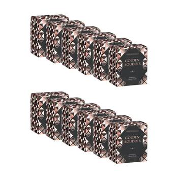 12PK The Indulgent Bathing Co. Golden Boudoir Bath Foam Salted Caramel