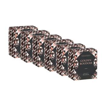 6PK The Indulgent Bathing Co. Golden Boudoir Bath Foam Salted Caramel