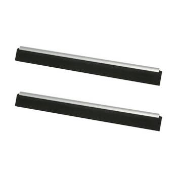 2PK Edco Flexible Double Sided Neoprene Blade Floor Squeegee Refill Black 75cm