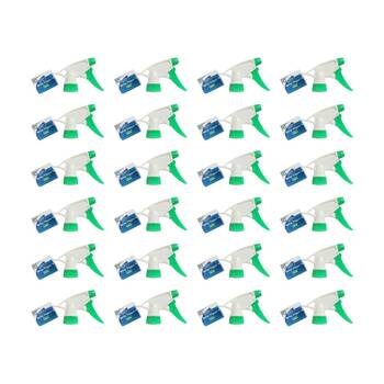 24PK Edco Adjustable Setting 257mm Stem Spray Trigger For Use With 500ml Green