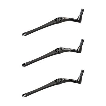 3PK Crema Pro Group Head Brush Coffee Machine Cleaning Tool Black