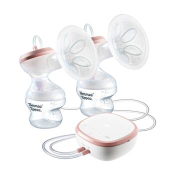Tommee Tippee Double Electric Breast Pump Hospital Grade Silicone White