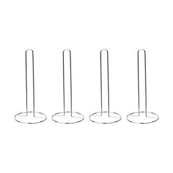 4PK Entree Paper Towel Holder Kitchen Bathroom Accessory Chrome 28.5cm