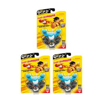 3x 2pc Heroes Of Goo Jit Zu Meteor Madness Goo-Slingers Asstd
