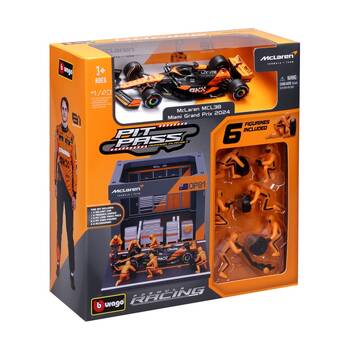 Bburago 2024 McLaren Pit Pass Competition F-1 Piastri 81 Car Model