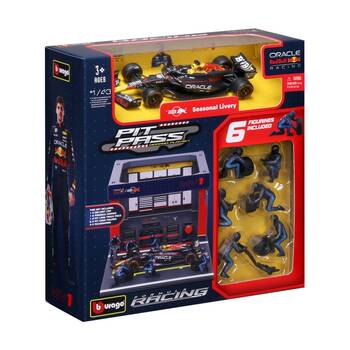 Bburago 2024 Red Bull F1 Pit Pass Competition Car Verstappen #1 Toy