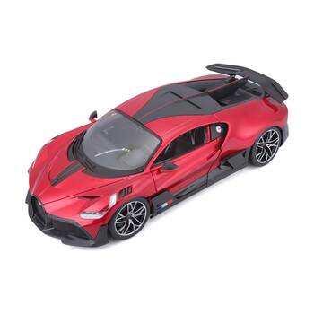 Bburago 2018 Bugatti Divo Metallic Model Car Collectible Toy Diecast Red