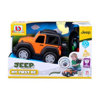 BBJunior Jeep Wrangler With L S Tilt Wheel Control Kids Toy 24m+