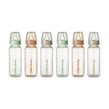 2x 3pc Tommee Tippee Natural Start Narrow Neck Baby Feeding Bottle Set 250ml