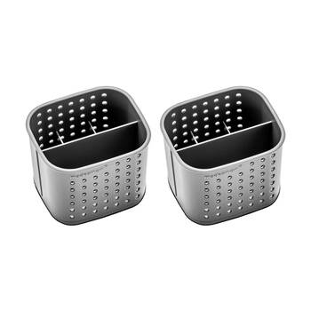 2PK Madesmart Pocket Sink Station Ventilated Detachable Kitchen Drain Base Grey