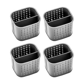 4PK Madesmart Pocket Sink Station Ventilated Detachable Kitchen Drain Base Grey
