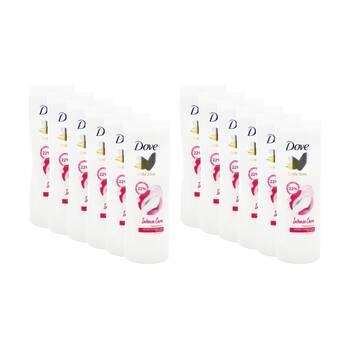 12PK Dove Body Love Intense Care Lotion Panthenol Protect Strengthen 400mL