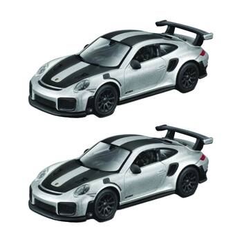 2x 2pc Maisto Speed Icon Porsche 911 GT2 RS Diecast Model Car Set